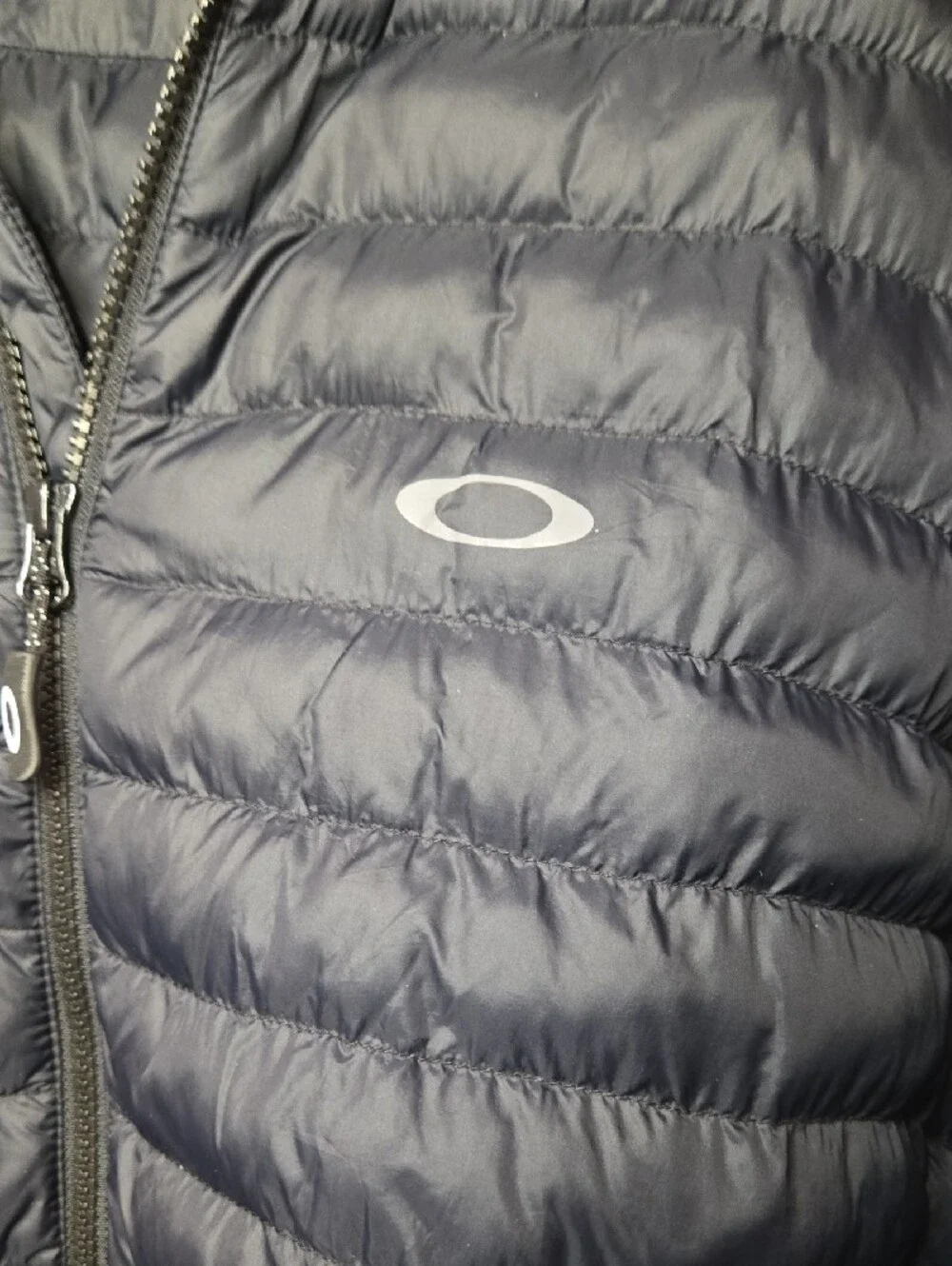 Oakley Men's Black Packable Puffer Jacket with Hood W/ MATCO TOOLS PATCH